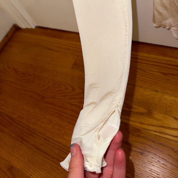 Free People Intimately Cream Ruffle Shirt - Picture 8 of 9